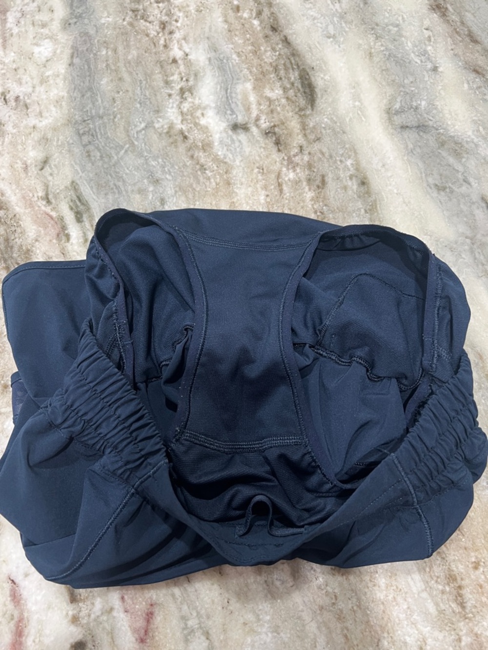 Lululemon Navy Athletic Running Shorts with Penn State Nittany Lions Logo - Picture 4 of 6